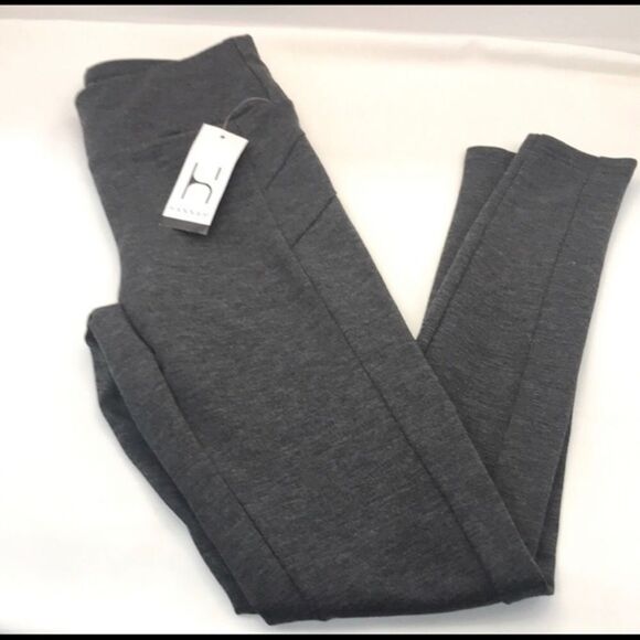 Hannah Charcoal Grey Ponte Leggings - Picture 8 of 8